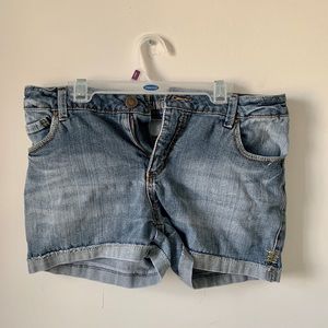 Vintage Utility and Style Jean Shorts